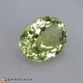 Natural Amblygonite 3.07 Carats Yellowish Green Oval 10x8 mm Loose Gemstone - Image 5