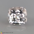 Natural Scapolite 7.83 Carats White Cushion 13x12 mm Loose Gemstone - Image 1