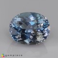 Natural Apatite 10.45 Carats Steel Blue Oval 14x11 mm Loose Gemstone - Image 7
