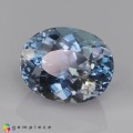 Natural Apatite 10.45 Carats Steel Blue Oval 14x11 mm Loose Gemstone - Image 2