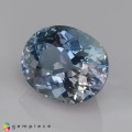 Natural Apatite 10.45 Carats Steel Blue Oval 14x11 mm Loose Gemstone - Image 3