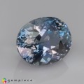 Natural Apatite 10.45 Carats Steel Blue Oval 14x11 mm Loose Gemstone - Image 5