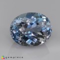 Natural Apatite 10.45 Carats Steel Blue Oval 14x11 mm Loose Gemstone - Image 6