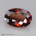 Natural Zircon 9.86 Carats Copper Orange Oval 14x11 mm Loose Gemstone - Image 2