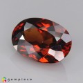 Natural Zircon 9.86 Carats Copper Orange Oval 14x11 mm Loose Gemstone - Image 3