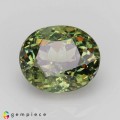 Natural Demantoid garnet 2.01 Carats Green Oval 8x7 mm Loose Gemstone - Image 1