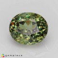 Natural Demantoid garnet 2.01 Carats Green Oval 8x7 mm Loose Gemstone - Image 2
