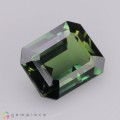 Natural Sapphire 3.01 Carats Green Emerald Cut 9x7 mm Loose Gemstone - Image 1