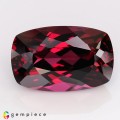 Natural Rhodolite garnet 13.75 Carats Vivid Purplish Red Cushion 17x11 mm Loose Gemstone - Image 1