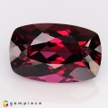 Natural Rhodolite garnet 13.75 Carats Vivid Purplish Red Cushion 17x11 mm Loose Gemstone - Image 2