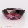 Natural Rhodolite garnet 13.75 Carats Vivid Purplish Red Cushion 17x11 mm Loose Gemstone - Image 4