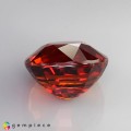 Natural Spessartite garnet 5.57 Carats Orange Red Oval Cushion 10x9 mm Loose Gemstone - Image 4
