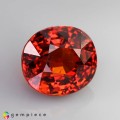 Natural Spessartite garnet 5.57 Carats Orange Red Oval Cushion 10x9 mm Loose Gemstone - Image 7