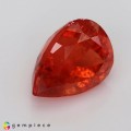 Natural Triplite 4.73 Carats Crimson Orange Pear 11x8 mm Loose Gemstone - Image 6