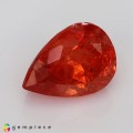 Natural Triplite 4.73 Carats Crimson Orange Pear 11x8 mm Loose Gemstone - Image 7