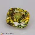 Natural Sphene 3.06 Carats Green Cushion 9x8 mm Loose Gemstone - Image 3