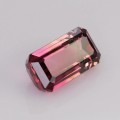 Natural Bi-color tourmaline 6.03 Carats Candy Pink to Champagne Emerald 13x7 mm Loose Gemstone - Image 4