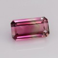 Natural Bi-color tourmaline 6.03 Carats Candy Pink to Champagne Emerald 13x7 mm Loose Gemstone - Image 5