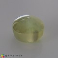 Natural Chrysoberyl cats eye 2.08 Carats Honey Yellow Round Cabochon 7x7 mm Loose Gemstone - Image 1