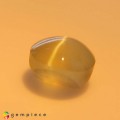 Natural Chrysoberyl cats eye 2.08 Carats Honey Yellow Round Cabochon 7x7 mm Loose Gemstone - Image 6