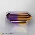 Natural Ametrine 36.66 Carats Purple To Golden Yellow Emerald Cut 23x18 mm Loose Gemstone - Image 4