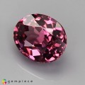 Natural Malaya garnet 1.55 Carats Purplish Pink Oval 7x6 mm Loose Gemstone - Image 3