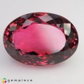Natural Tourmaline 104.50 Carats Neon Purplish Pink Oval 34x17 mm Loose Gemstone - Image 10