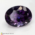 Natural Scapolite 38.02 Carats Vivid Purple Oval 25x19 mm Loose Gemstone - Image 1