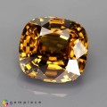 Natural Zircon 13.69 Carats Honey Yellow Antique Cushion 13x12 mm Loose Gemstone - Image 2