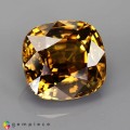 Natural Zircon 13.69 Carats Honey Yellow Antique Cushion 13x12 mm Loose Gemstone - Image 7