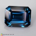 Natural Topaz 31.45 Carats London Blue Emerald Cut 20x16 mm Loose Gemstone - Image 3