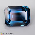 Natural Topaz 31.45 Carats London Blue Emerald Cut 20x16 mm Loose Gemstone - Image 7