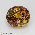 Natural Chrysoberyl 20.94 Carats Honey Brown Yellow Oval 16x15 mm Loose Gemstone - Image 7