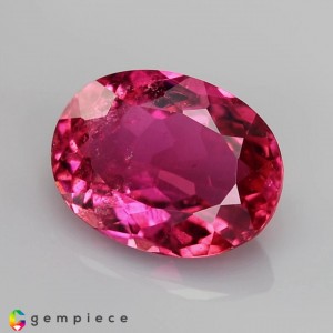 rubellite  4.09cts - 12x9mm