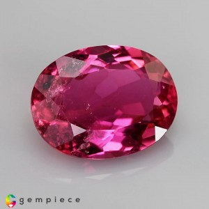 rubellite  4.09cts - 12x9mm