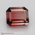 Natural Tourmaline 11.71 Carats Pink to Baby Pink Emerald Cut 13x11 mm Loose Gemstone - Image 1