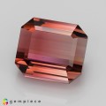 Natural Tourmaline 11.71 Carats Pink to Baby Pink Emerald Cut 13x11 mm Loose Gemstone - Image 2