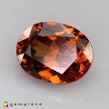 Natural Zircon 5.77 Carats Imperial Orange Oval 11x9 mm Loose Gemstone - Image 3