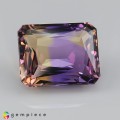Natural Ametrine 29.99 Carats Purple To Golden Yellow Emerald Cut 21x17 mm Loose Gemstone - Image 6
