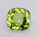 Natural Peridot 4.34 Carats Meadow Green Antique Cushion 10x10 mm Loose Gemstone - Image 2