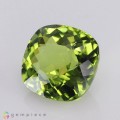 Natural Peridot 4.34 Carats Meadow Green Antique Cushion 10x10 mm Loose Gemstone - Image 3
