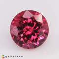 Natural Rubellite 4.64 Carats Purplish Pink Round 10x8 mm Loose Gemstone - Image 7