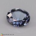 Natural Spinel 3.33 Carats Blue Oval 10x9 mm Loose Gemstone - Image 2