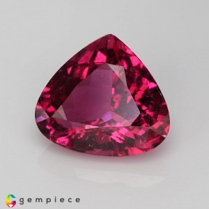 rubellite  6.96cts - 14x13mm