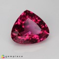 Natural Rubellite 6.96 Carats Neon Purplish Pink Pear 14x13 mm Loose Gemstone - Image 1