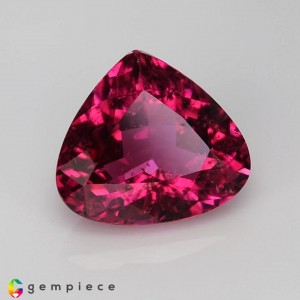 rubellite  6.96cts - 14x13mm