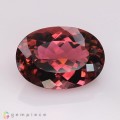 Natural Tourmaline 8.75 Carats Vivid Pink Oval 16x11 mm Loose Gemstone - Image 1