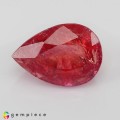 Natural Pezzottaite 7.82 Carats Crimson Pink Pear 16x11 mm Loose Gemstone - Image 2