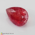 Natural Pezzottaite 7.82 Carats Crimson Pink Pear 16x11 mm Loose Gemstone - Image 3