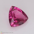 Natural Rubellite 4.19 Carats Neon Purplish Pink Trilliant  12x6 mm Loose Gemstone - Image 5